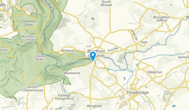 Bradford-on-Avon, Wiltshire Map