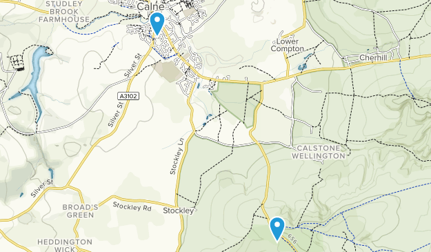 Calne, Wiltshire Map
