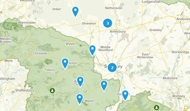 Salisbury, Wiltshire Map
