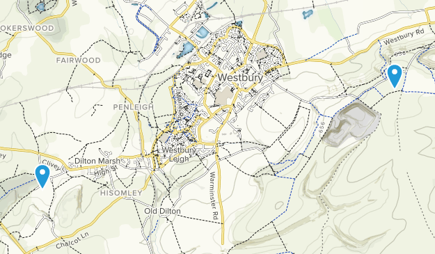 Westbury, Wiltshire Map