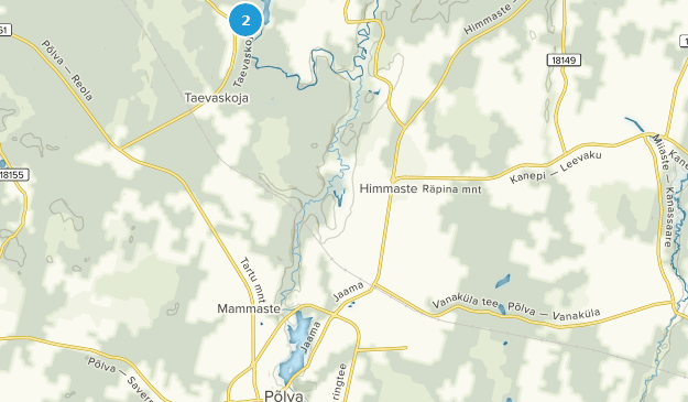 Saesaare, Põlva Map