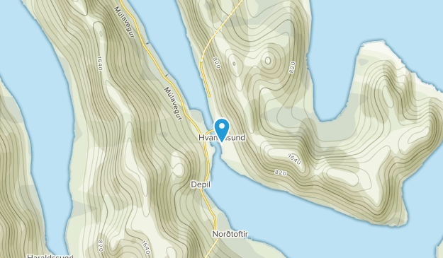Norddepil, Eysturoy Map