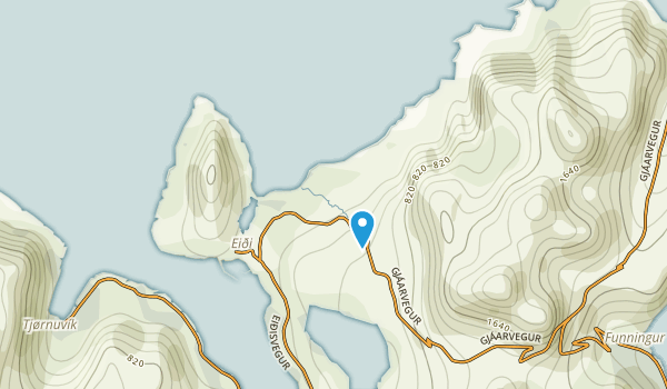 Eide, Eysturoyar Map