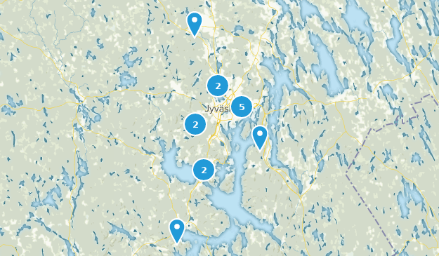 Jyväskylä, Mittelfinnland Map