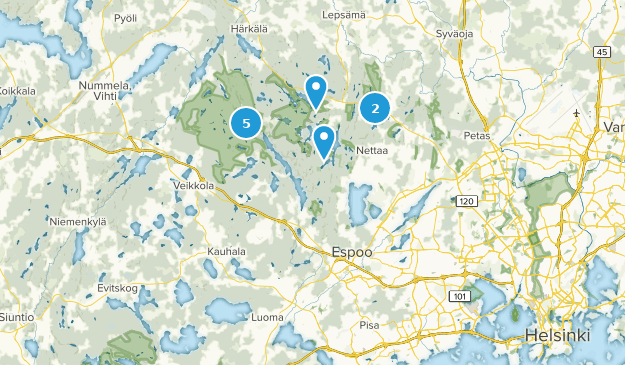 Espoo, Helsinki-Uusimaa Region Map
