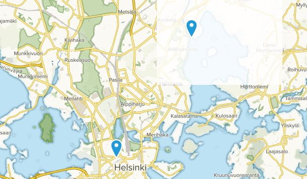 Helsinki, Helsinki-Uusimaa Region Map