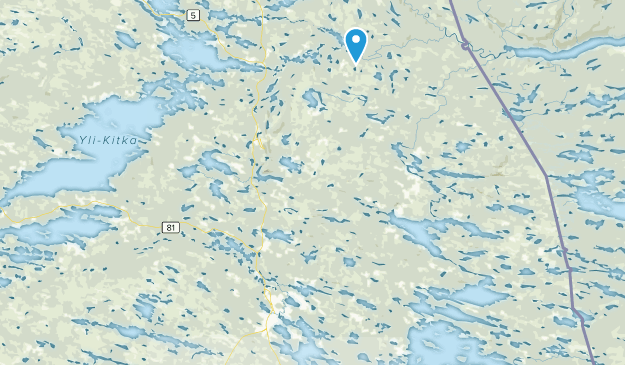 Kuusamo, Ostrobotnia del Norte Map
