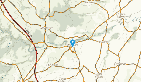 Deneuille-lès-Chantelle, Allier Map
