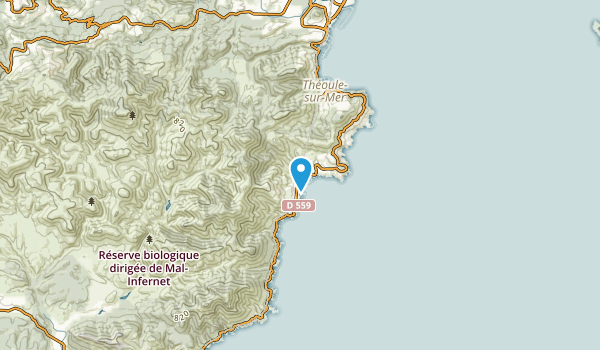 Théoule-sur-Mer, Alpes-Maritimes Map