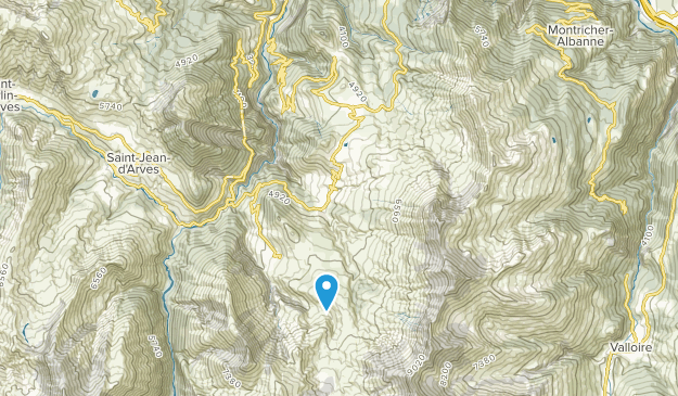 Albiez-Montrond, Auvergne-Rhône-Alpes Map