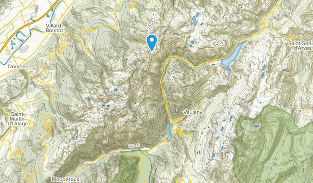 Allemond, Auvergne-Rhône-Alpes Map