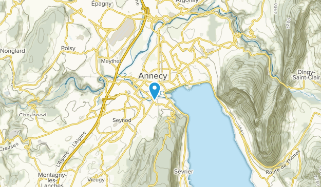 Annecy, Auvergne-Rhône-Alpes Map