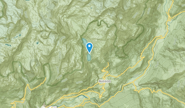 Aussois, Auvergne-Rhône-Alpes Map