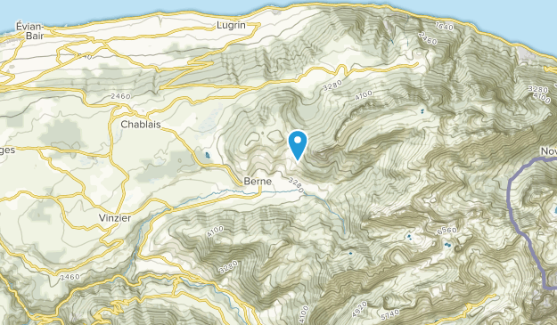 Bernex, Auvergne-Rhône-Alpes Map