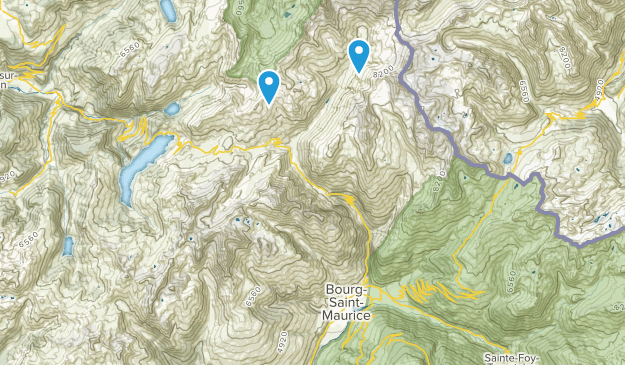 Bourg-Saint-Maurice, Auvergne-Rhône-Alpes Map