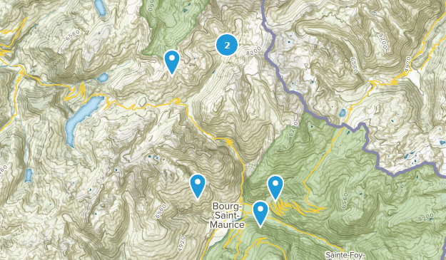 Bourg-Saint-Maurice, Auvergne-Rhône-Alpes Map