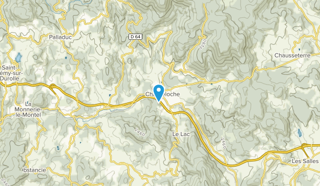 Chabreloche, Auvergne-Rhône-Alpes Map