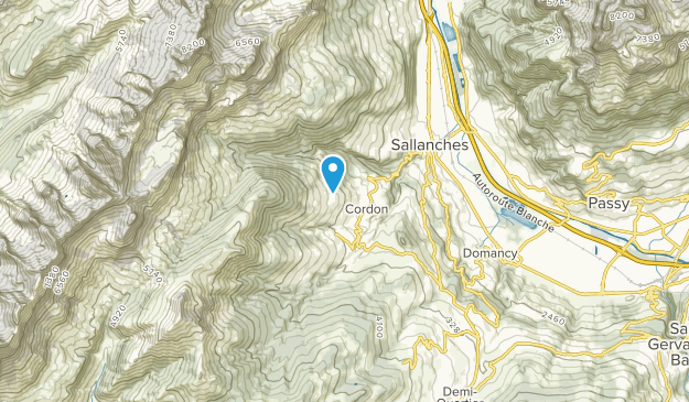 Cordon, Auvergne-Rhône-Alpes Map