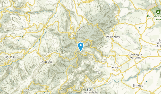 Courzieu, Auvergne-Rhône-Alpes Map