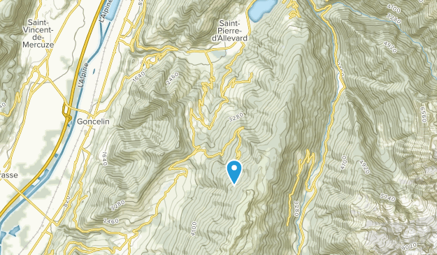Crêts en Belledonne, Auvergne-Rhône-Alpes Map