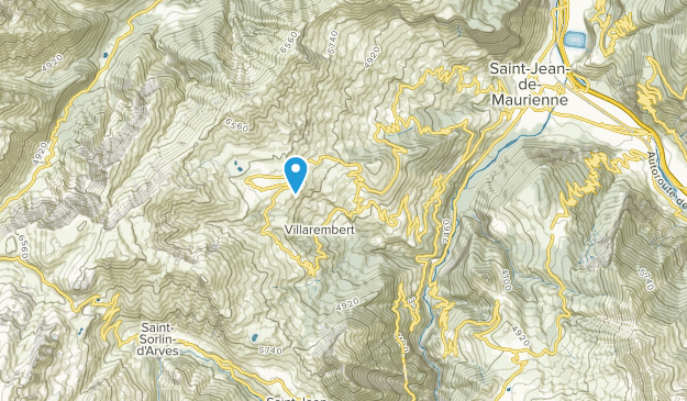 Fontcouverte-la-Toussuire, Auvergne-Rhône-Alpes Map