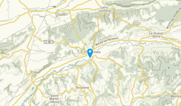 Hauterives, Auvergne-Rhône-Alpes Map