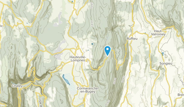 Hauteville-Lompnes, Auvergne-Rhône-Alpes Map