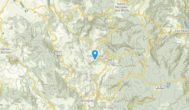 La Chabanne, Auvergne-Rhône-Alpes Map