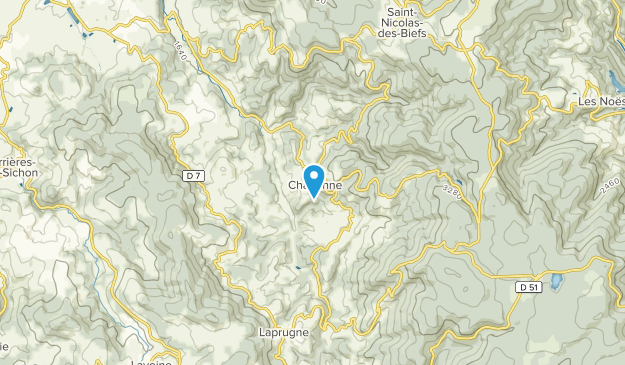 La Chabanne, Auvergne-Rhône-Alpes Map
