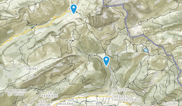 La Chapelle-d'Abondance, Auvergne-Rhône-Alpes Map