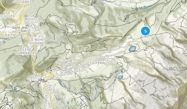La Clusaz, Auvergne-Rhône-Alpes Map