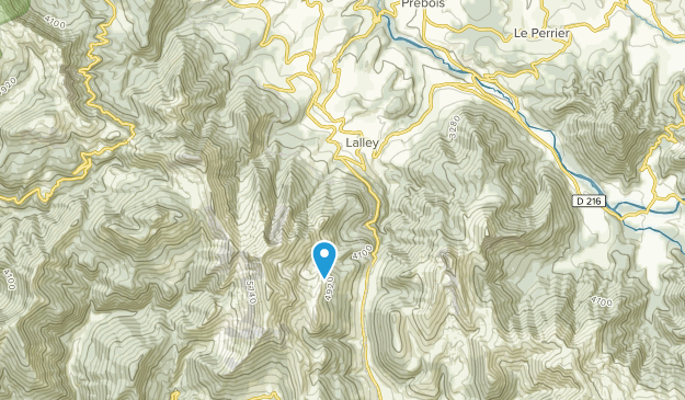 Lalley, Auvergne-Rhône-Alpes Map