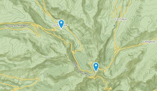 Le Falgoux, Auvergne-Rhône-Alpes Map