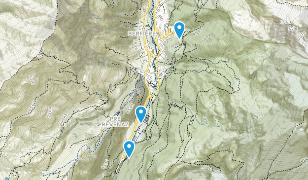 Les Contamines-Montjoie, Auvergne-Rhône-Alpes Map