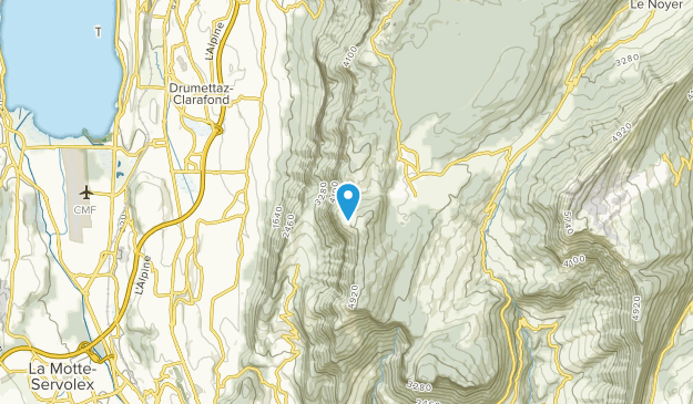 Les Deserts, Auvergne-Rhône-Alpes Map