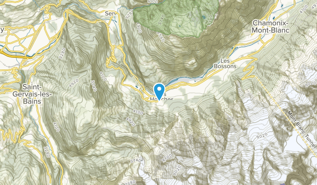 Les Houches, Auvergne-Rhône-Alpes Map