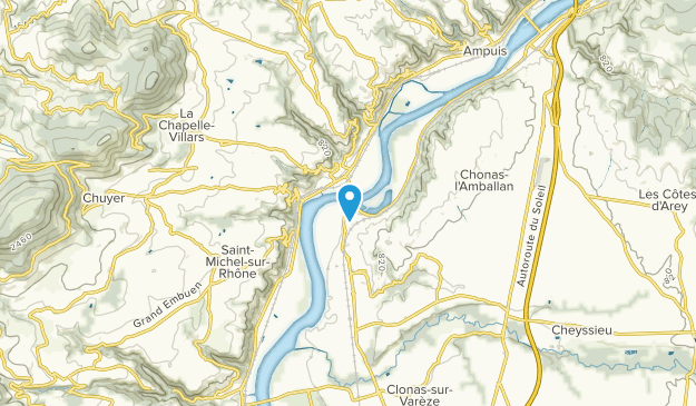Les Roches-de-Condrieu, Auvergne-Rhône-Alpes Map