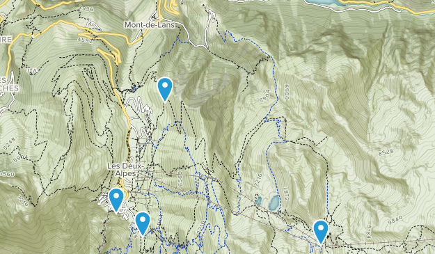 Mont-de-Lans, Auvergne-Rhône-Alpes Map