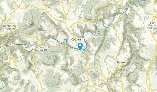 Retournac, Auvergne-Rhône-Alpes Map