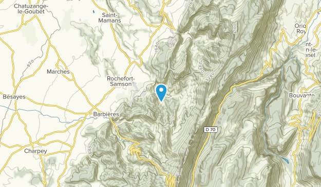 Rochefort-Samson, Auvergne-Rhône-Alpes Map
