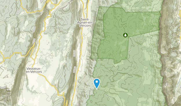Saint-Agnan-en-Vercors, Auvergne-Rhône-Alpes Map