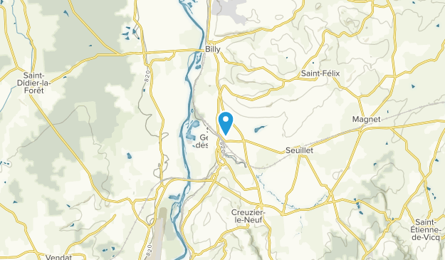 Saint-Germain-des-Fossés, Auvergne-Rhône-Alpes Map