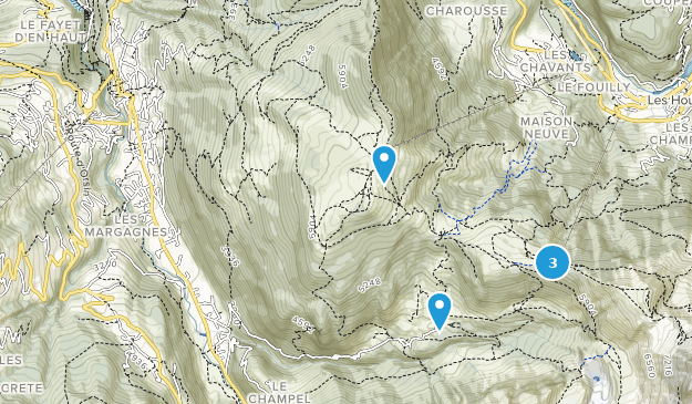 Saint-Gervais-Les-Bains, Auvergne-Rhône-Alpes Map