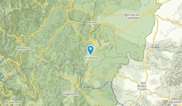 Saint-Paul-le-Jeune, Auvergne-Rhône-Alpes Map