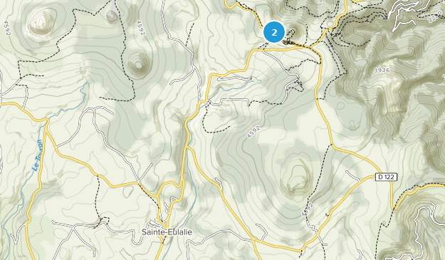 Sainte-Eulalie, Auvergne-Rhône-Alpes Map