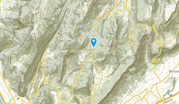 Sarcenas, Auvergne-Rhône-Alpes Map