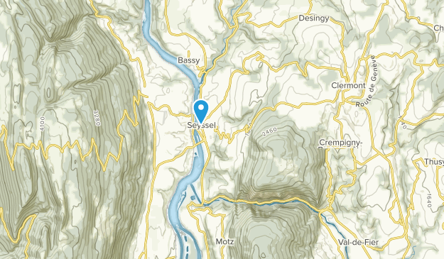 Seyssel, Auvergne-Rhône-Alpes Map