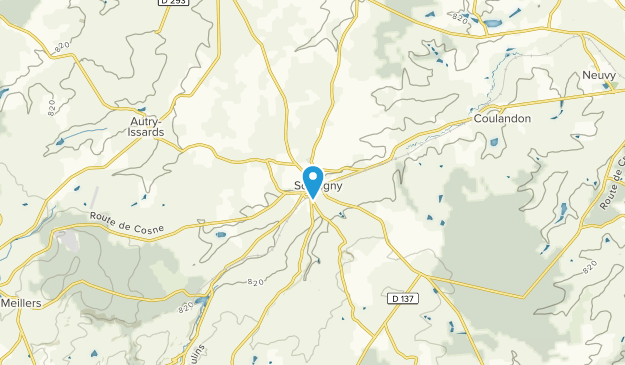 Souvigny, Auvergne-Rhône-Alpes Map