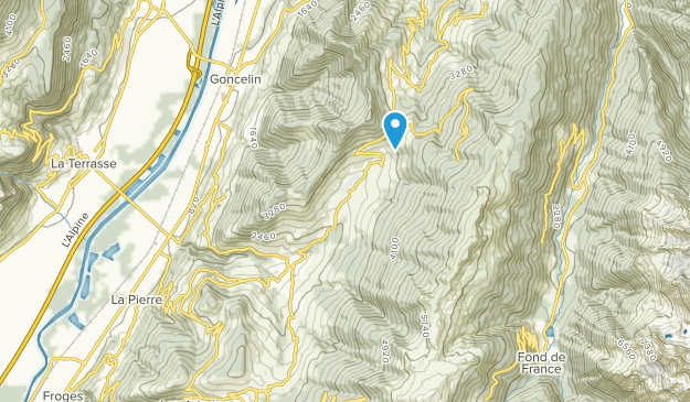 Theys, Auvergne-Rhône-Alpes Map