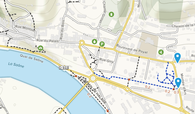 Trévoux, Auvergne-Rhône-Alpes Map